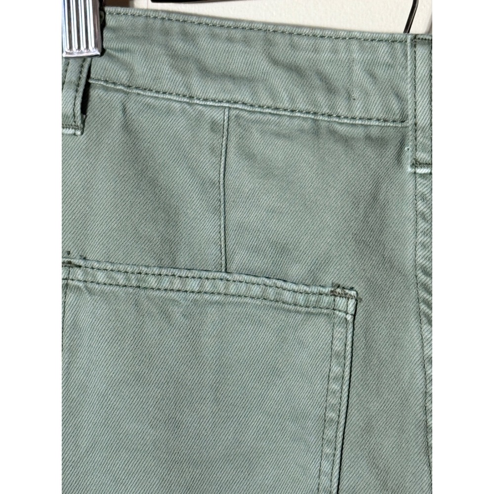 Vervet Blue Sage Green Cargo Pants 27 Womens Wide Leg Utility - Picture 7 of 11